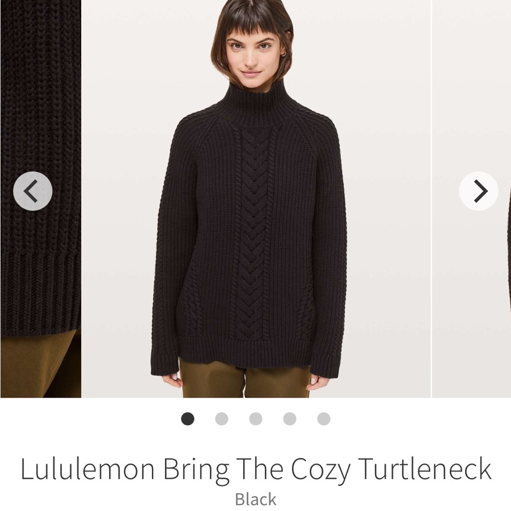 Lululemon bring the cozy turtleneck